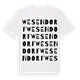 Wesendorf ordlek t-shirt