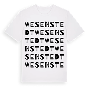 Wesenstedt ordlek t-shirt – ekologisk bomull t-shirt från Pinshirt