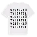 West/Klütviertel ordlek t-shirt
