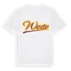 Weste baseball t-shirt