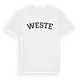 Weste böjd t-shirt