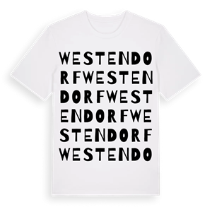 Westendorf ordlek t-shirt – ekologisk bomull t-shirt från Pinshirt