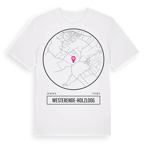 Westerende-Holzloog t-shirt – ekologisk bomull t-shirt från Pinshirt