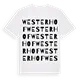Westerhof ordlek t-shirt