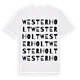 Westerholt ordlek t-shirt