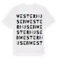 Westerhusen ordlek t-shirt