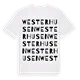 Westerhusen ordlek t-shirt