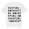Westerlinde ordlek t-shirt