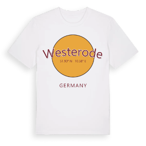 Westerode cirkel t-shirt – ekologisk bomull t-shirt från Pinshirt