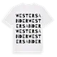 Westersander ordlek t-shirt