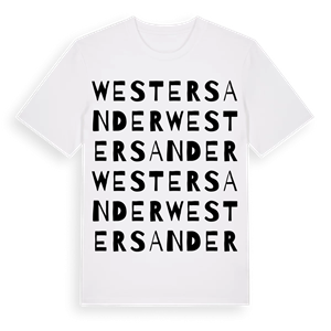 Westersander ordlek t-shirt – ekologisk bomull t-shirt från Pinshirt