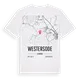 Westersode karta t-shirt