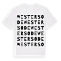 Westersode ordlek t-shirt