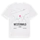 Westerwald karta t-shirt