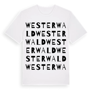 Westerwald ordlek t-shirt – ekologisk bomull t-shirt från Pinshirt