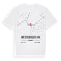 Westgroßefehn karta t-shirt