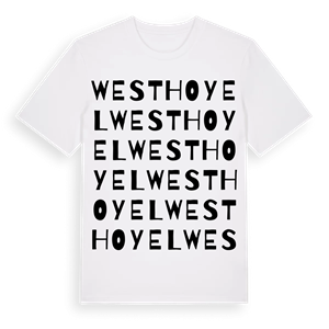 Westhoyel ordlek t-shirt – ekologisk bomull t-shirt från Pinshirt