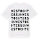 Westochtersum ordlek t-shirt