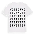 Wetter ordlek t-shirt