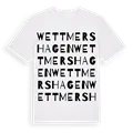 Wettmershagen ordlek t-shirt