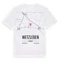 Wetzleben karta t-shirt