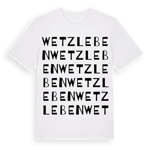 Wetzleben ordlek t-shirt – ekologisk bomull t-shirt från Pinshirt
