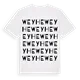 Weyhe ordlek t-shirt