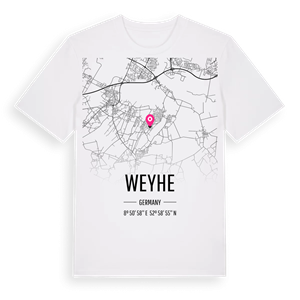 Weyhe karta t-shirt – ekologisk bomull t-shirt från Pinshirt