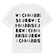 Wichmannsburg ordlek t-shirt