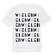 Wielen ordlek t-shirt