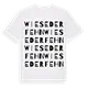 Wiesederfehn ordlek t-shirt