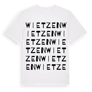 Wietzen ordlek t-shirt – ekologisk bomull t-shirt från Pinshirt