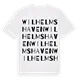 Wilhelmshaven ordlek t-shirt