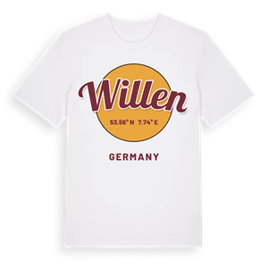 Willen cirkel t-shirt – ekologisk bomull t-shirt från Pinshirt