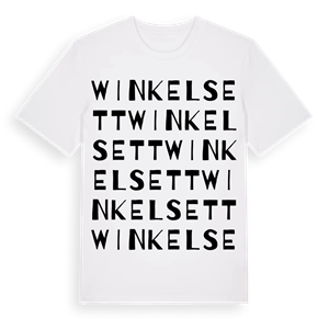 Winkelsett ordlek t-shirt – ekologisk bomull t-shirt från Pinshirt