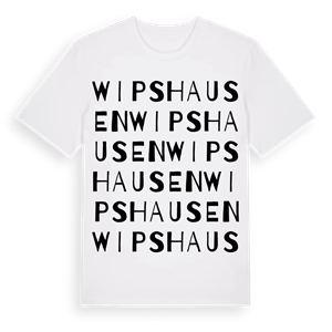 Wipshausen ordlek t-shirt – ekologisk bomull t-shirt från Pinshirt