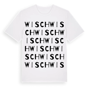 Wisch ordlek t-shirt – ekologisk bomull t-shirt från Pinshirt
