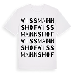 Wissmannshof ordlek t-shirt – ekologisk bomull t-shirt från Pinshirt