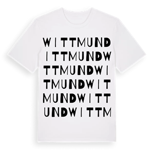 Wittmund ordlek t-shirt – ekologisk bomull t-shirt från Pinshirt