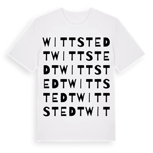 Wittstedt ordlek t-shirt – ekologisk bomull t-shirt från Pinshirt