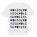 Wobeck ordlek t-shirt
