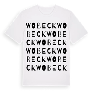 Wobeck ordlek t-shirt – ekologisk bomull t-shirt från Pinshirt