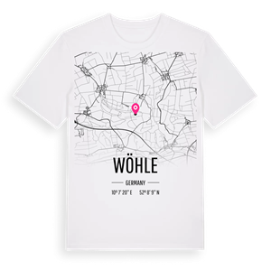 Wöhle karta t-shirt – ekologisk bomull t-shirt från Pinshirt