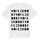 Wohlendorf ordlek t-shirt