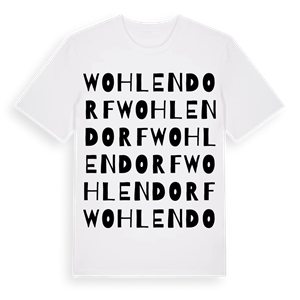 Wohlendorf ordlek t-shirt – ekologisk bomull t-shirt från Pinshirt