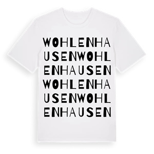 Wohlenhausen ordlek t-shirt – ekologisk bomull t-shirt från Pinshirt