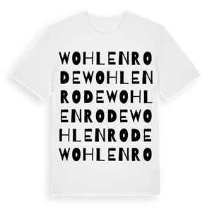 Wohlenrode ordlek t-shirt – ekologisk bomull t-shirt från Pinshirt