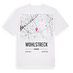 Wohlstreck karta t-shirt – ekologisk bomull t-shirt från Pinshirt