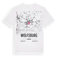 Wolfsburg karta t-shirt