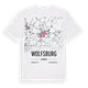 Wolfsburg karta t-shirt